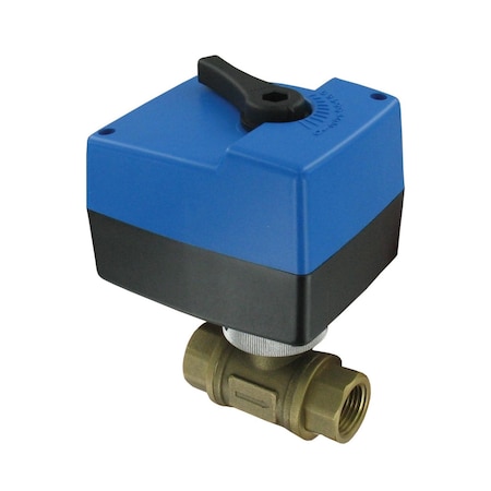 Dwyer Instruments 2-Way ball valve, 1" NPT, floating, 24 VAC HBAV0414